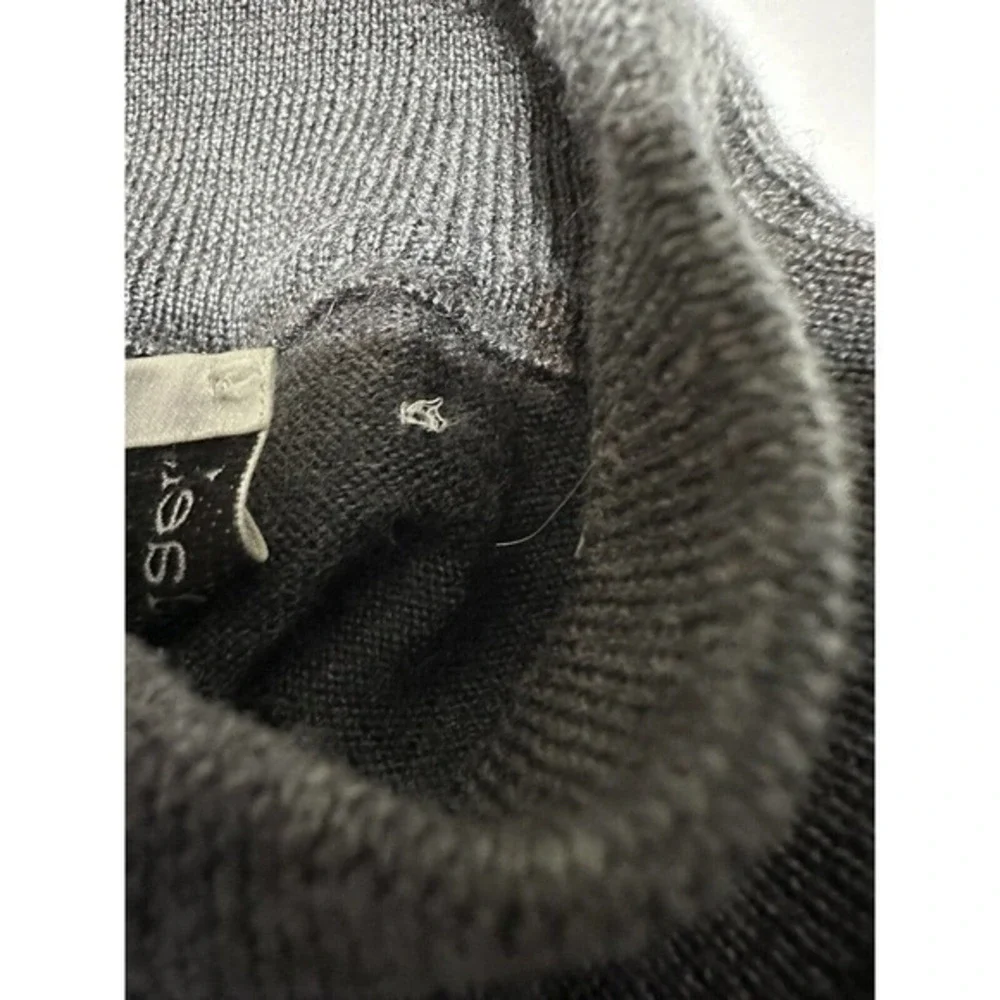 Tricots St Raphael Platinum Gray sweater‎ Merino Wool Silk-Cashmere Men’s large